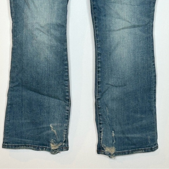 Madewell Cali Demi-Boot Jeans in Bess Wash: Button-Front Edition Size 26 - Picture 8 of 13